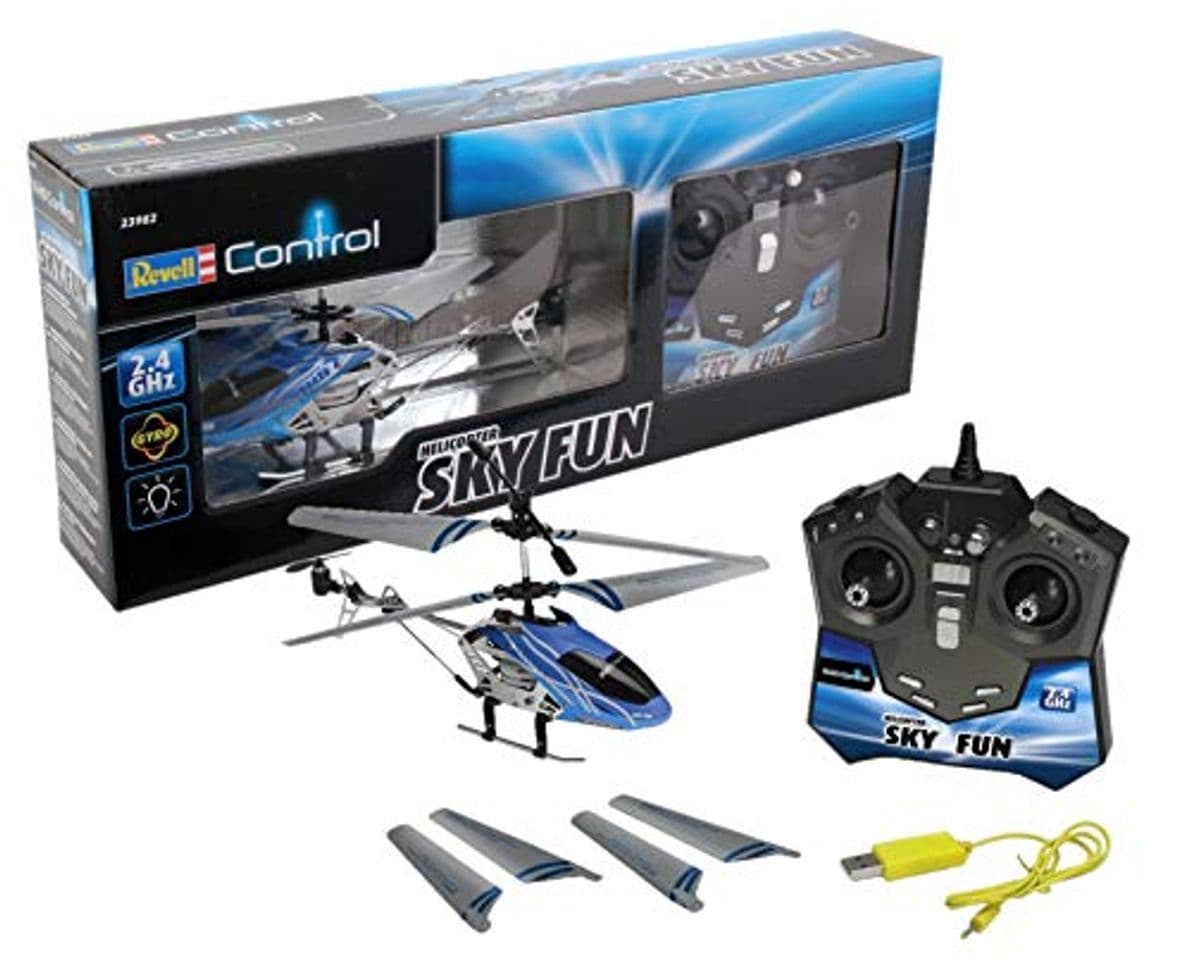 Lugar Revell - Helicóptero Sky Fun RTF/3CH con radiocontrol, 2.4 GHz