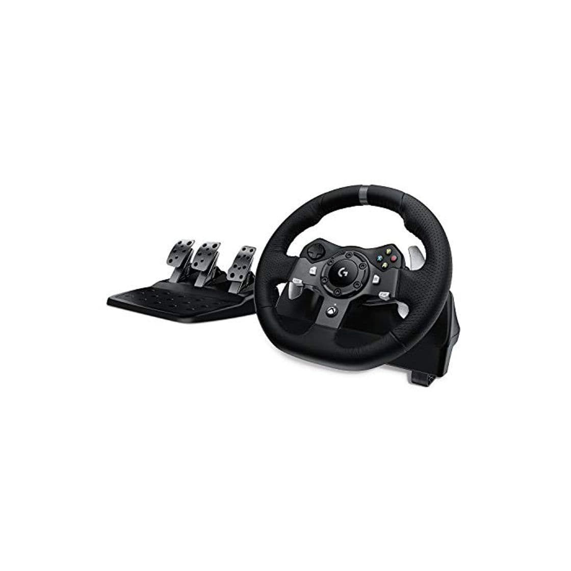 Producto Logitech G920 Driving Force Volante de Carreras y Pedales, Force Feedback, Aluminio