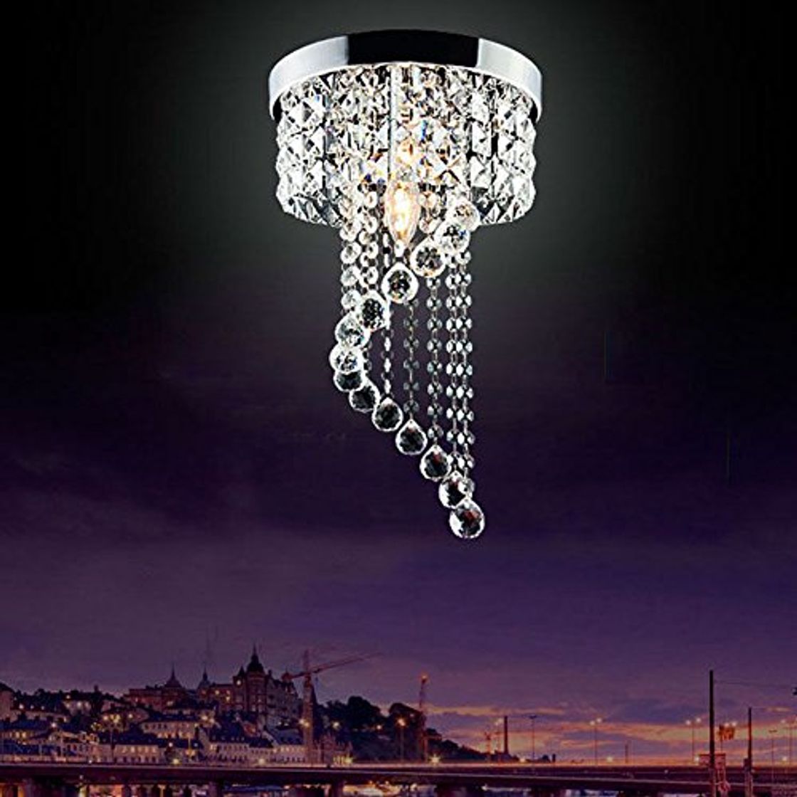 Product Modern LED Bulb Ceiling Light Pendant Lighting Fixture Crystal Chandelier