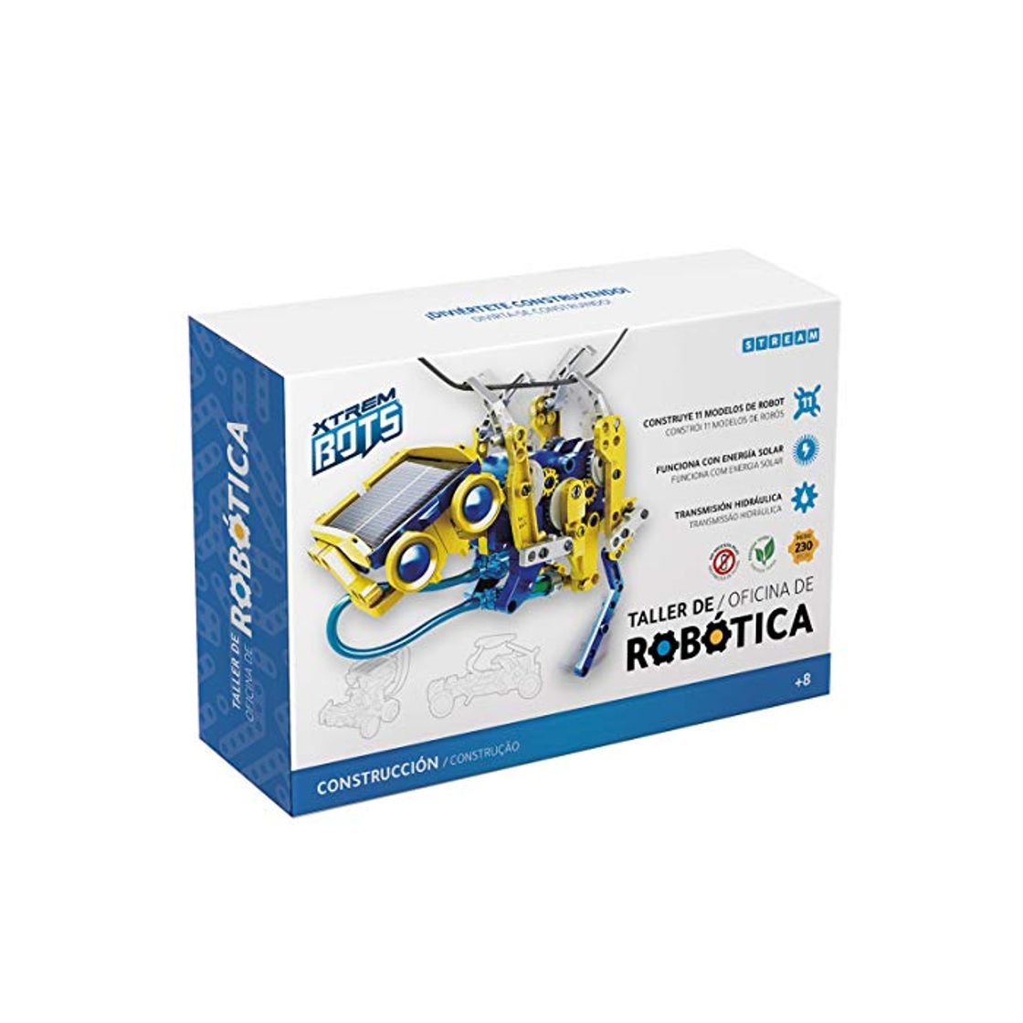 Producto Xtrem Bots-XT380893 Taller de Robotica, Color Blanco, 11 Formas