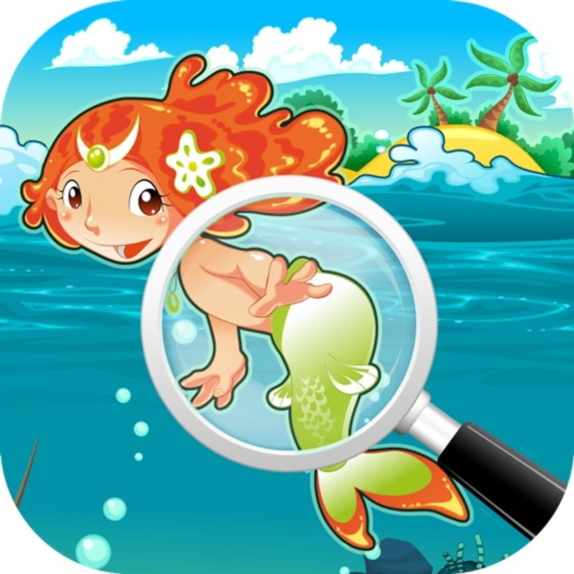 App I Spy Hidden Objects Little Mermaids Under the Sea