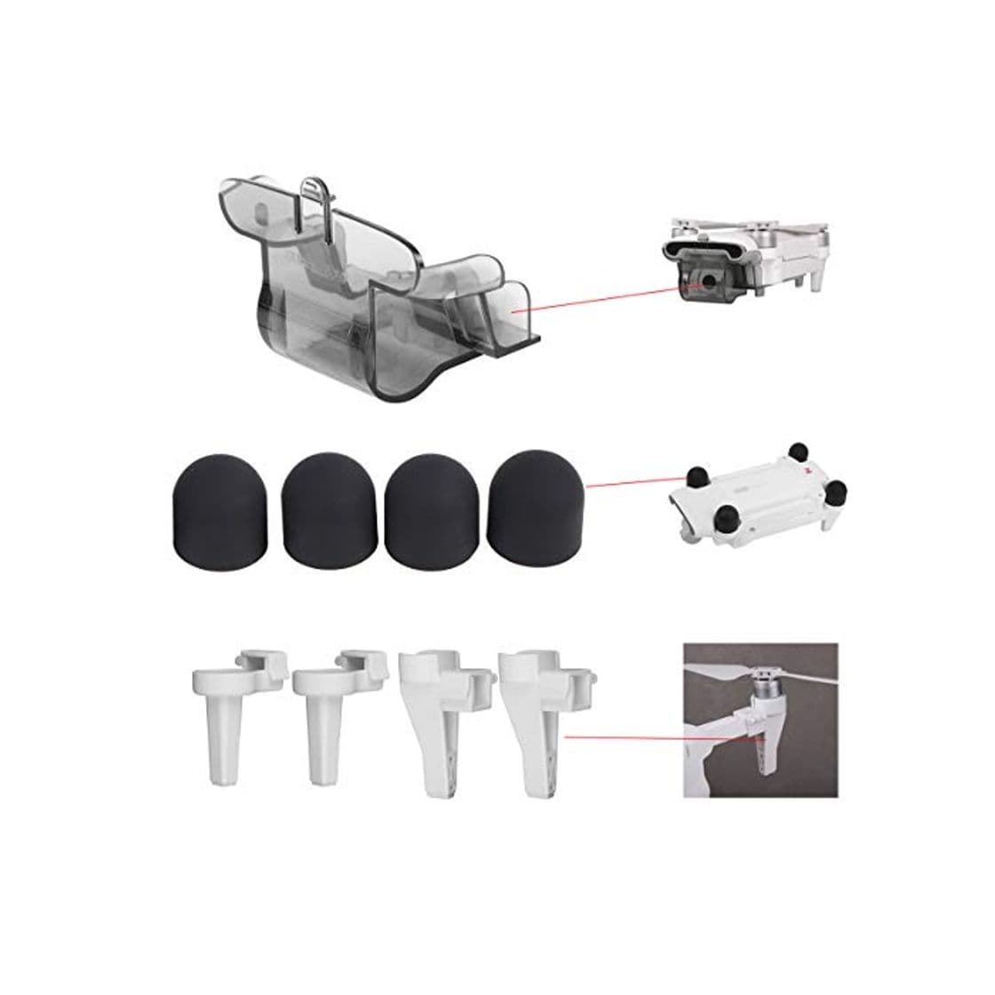 Producto Flycoo2 3 en 1 Kit para Xiaomi FIMI X8 SE Drone Tren