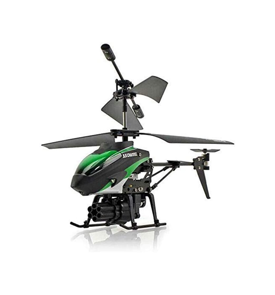 Producto Helicóptero RC Helicóptero RC Helicóptero control remoto Aviones Juguetes Mini motor dual puede lanzar 6 misiles plástico Armado recargable Niños Helicóptero plástico Juguetes interior y exterior