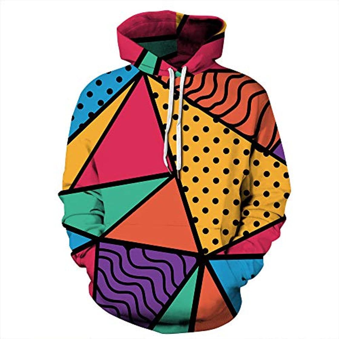 Moda SMYUI Sudadera con Capucha para Hombre Estampado 3D Bolsillo Grande Guitarra eléctrica