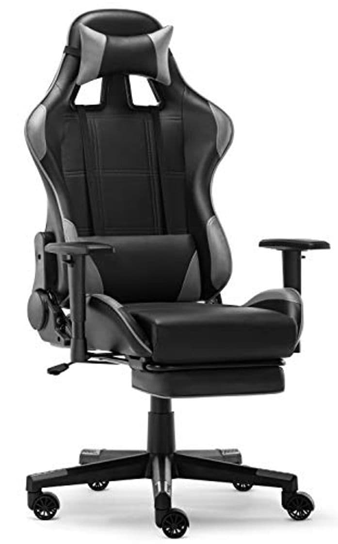 Producto IntimaTe WM Heart Silla Gaming, Silla Gamer con Reposapiés Silla Escritorio Giratoria