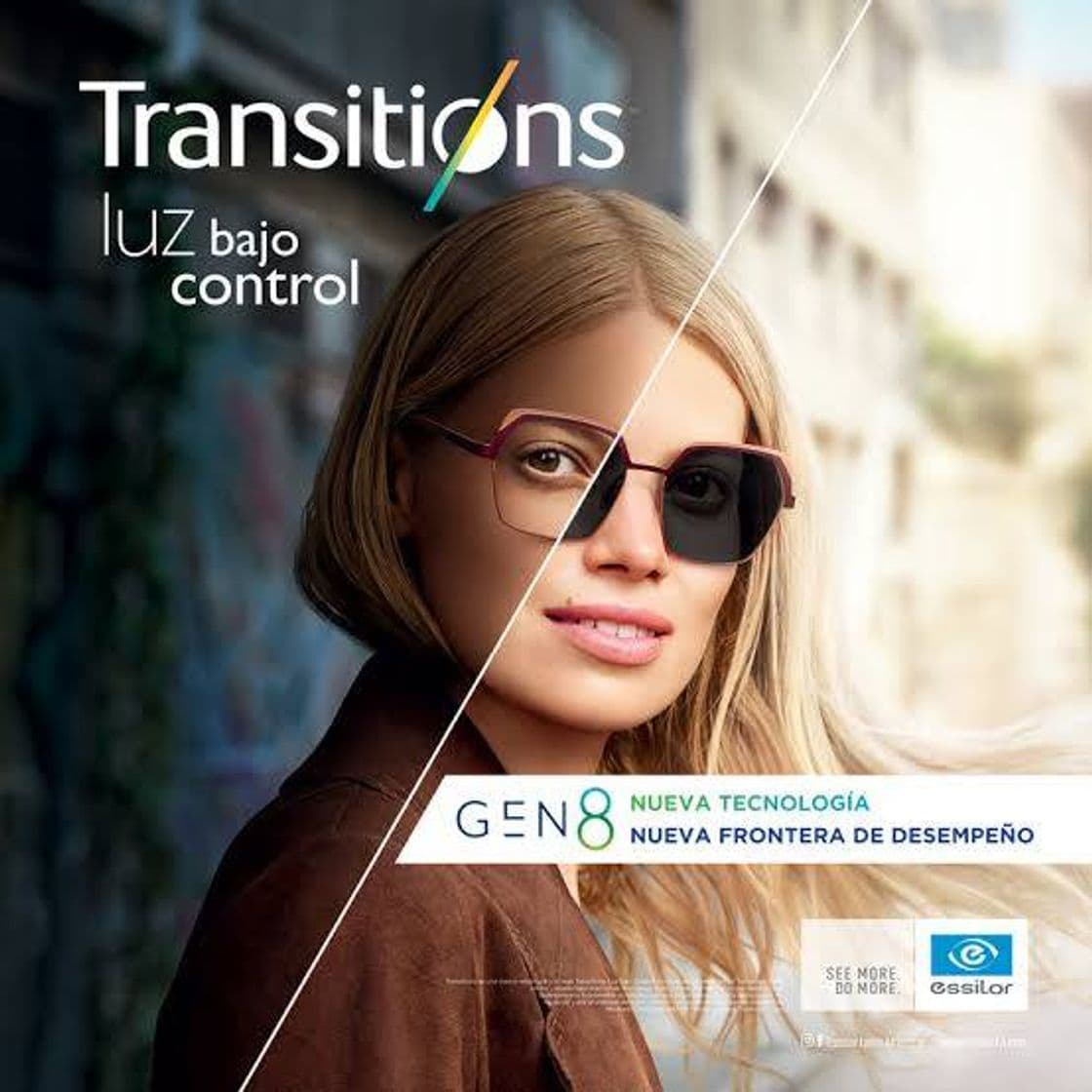 Moda TRANSITIONS - Lentes que se adaptan a la luz 