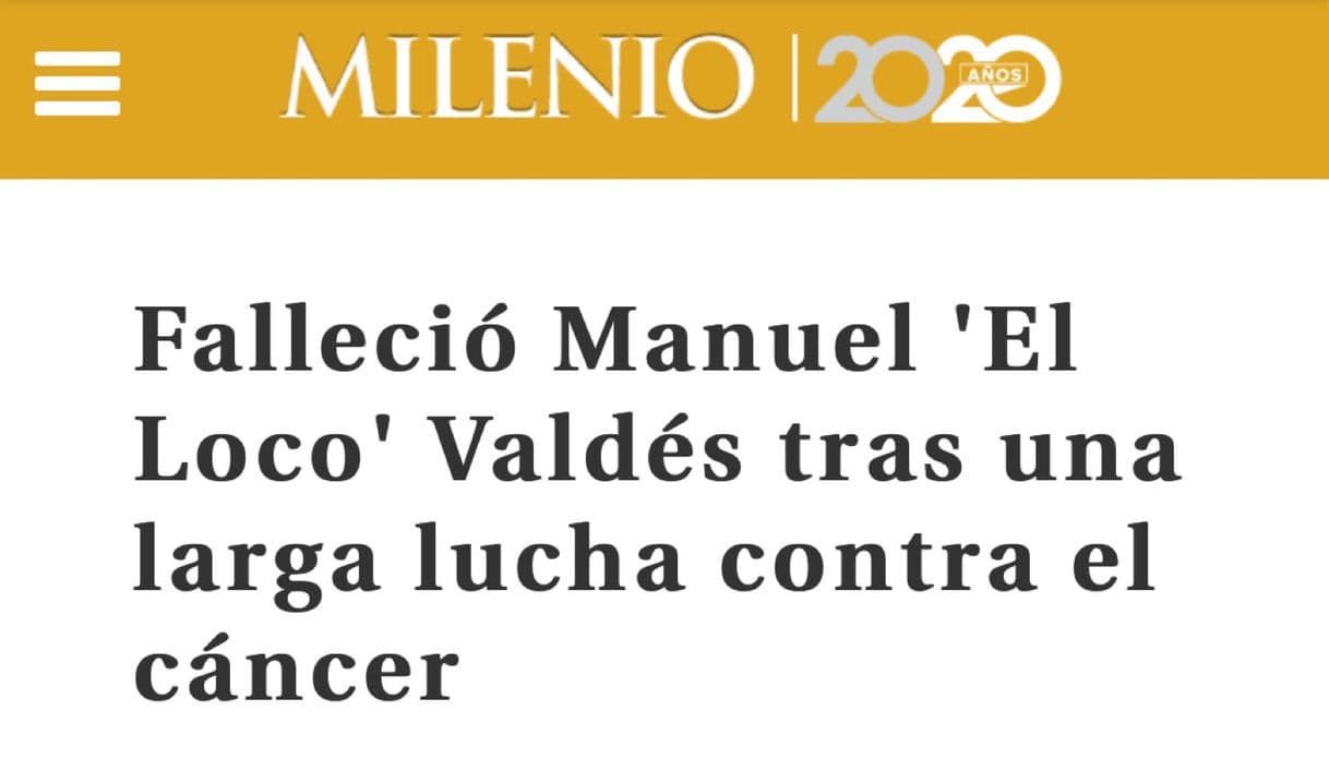 Moda Muerte de Manuel 'El Loco' Valdés