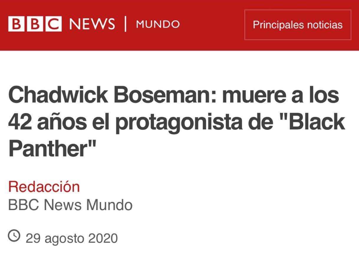 Moda Muere Chadwick Boseman