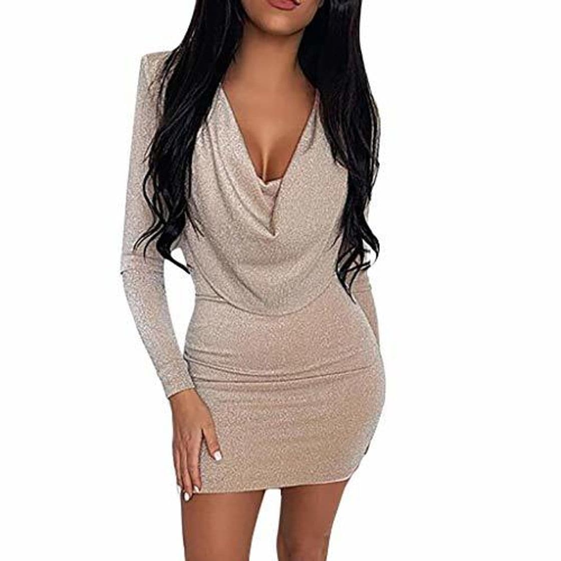 Fashion RYTEJFES Vestido Fiesta Mujer Corto Vestido Negocios Mujer De Invierno Vestido De