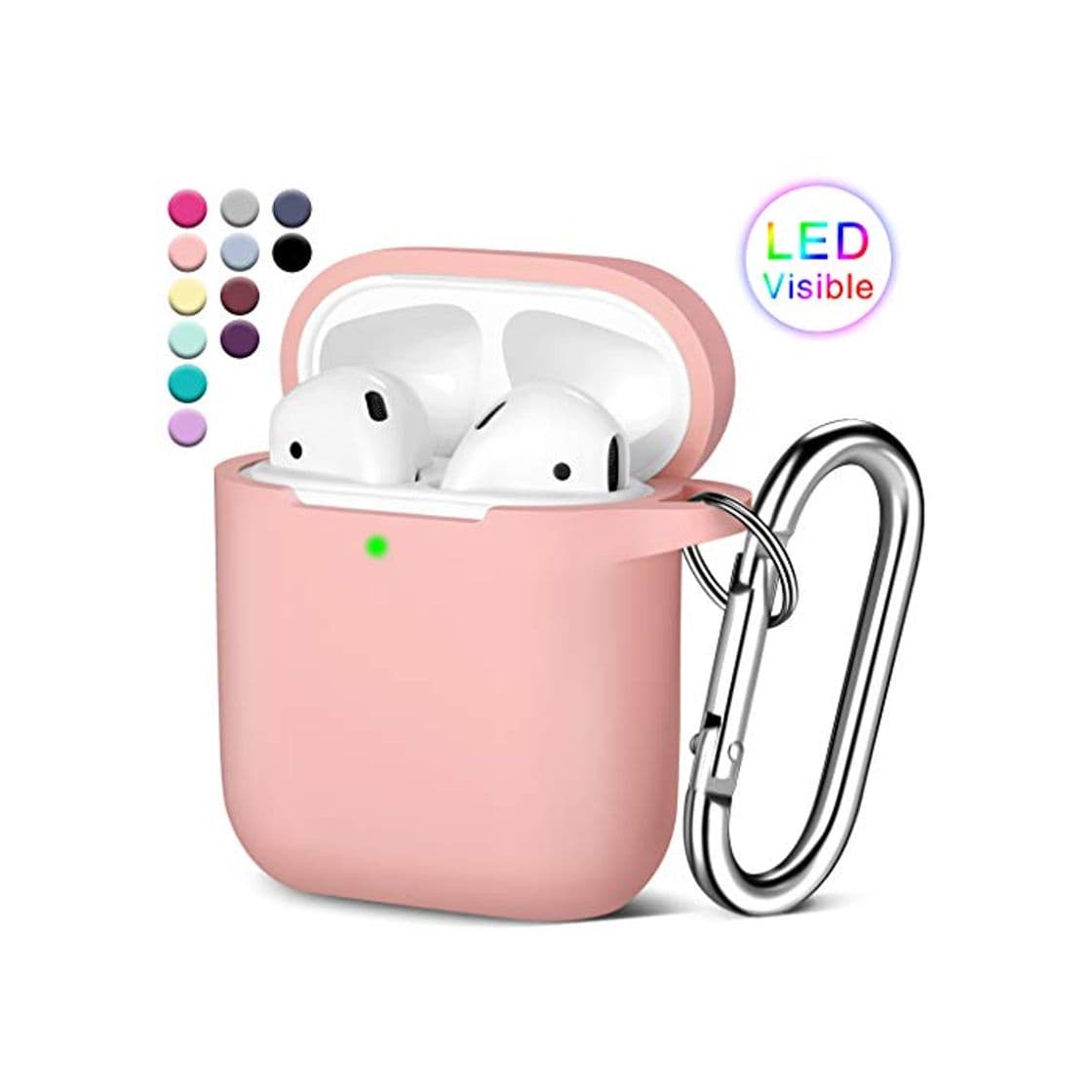 Product Maledan Funda Compatible con Airpods 2 & 1