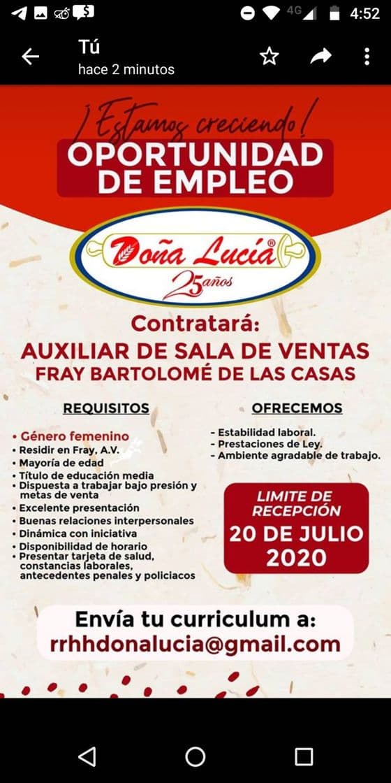 Fashion Auxiliar de sala de ventas 