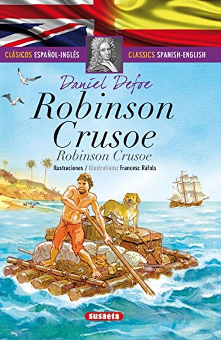 Libro Robinson Crusoe - español/inglés