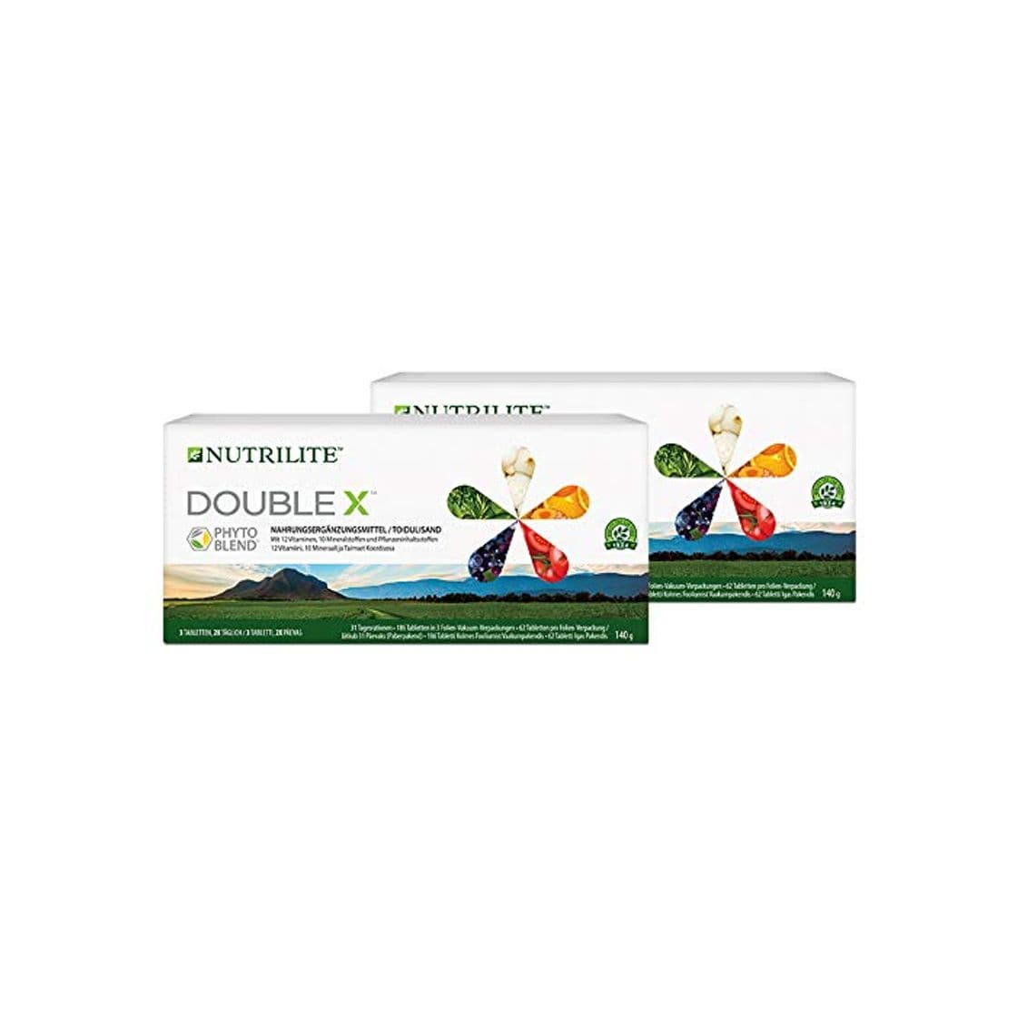 Producto Repuesto de Complemento Alimenticio Multivitamínico/Multimineral/Fitonutriente DOUBLE X™ NUTRILITE