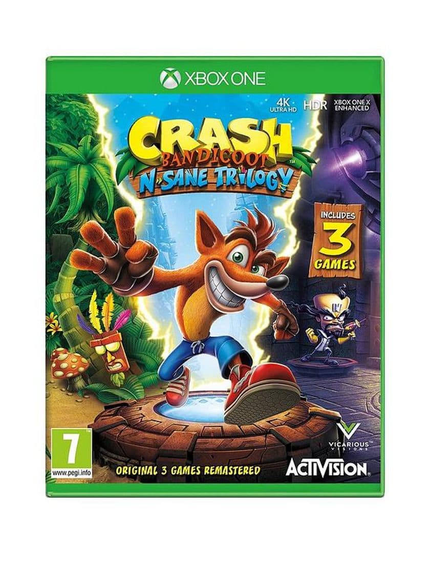 Videogames Crash Bandicoot N. Sane Trilogy