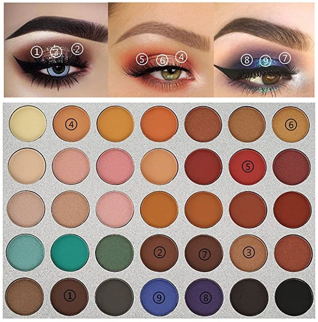 Belleza Paleta de sombras de ojos