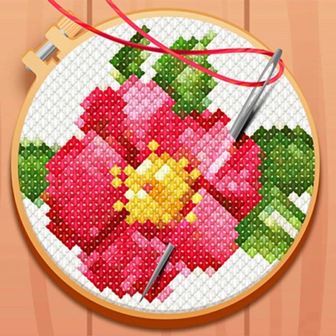 App CROSS-STITCH: COLORING BOOK