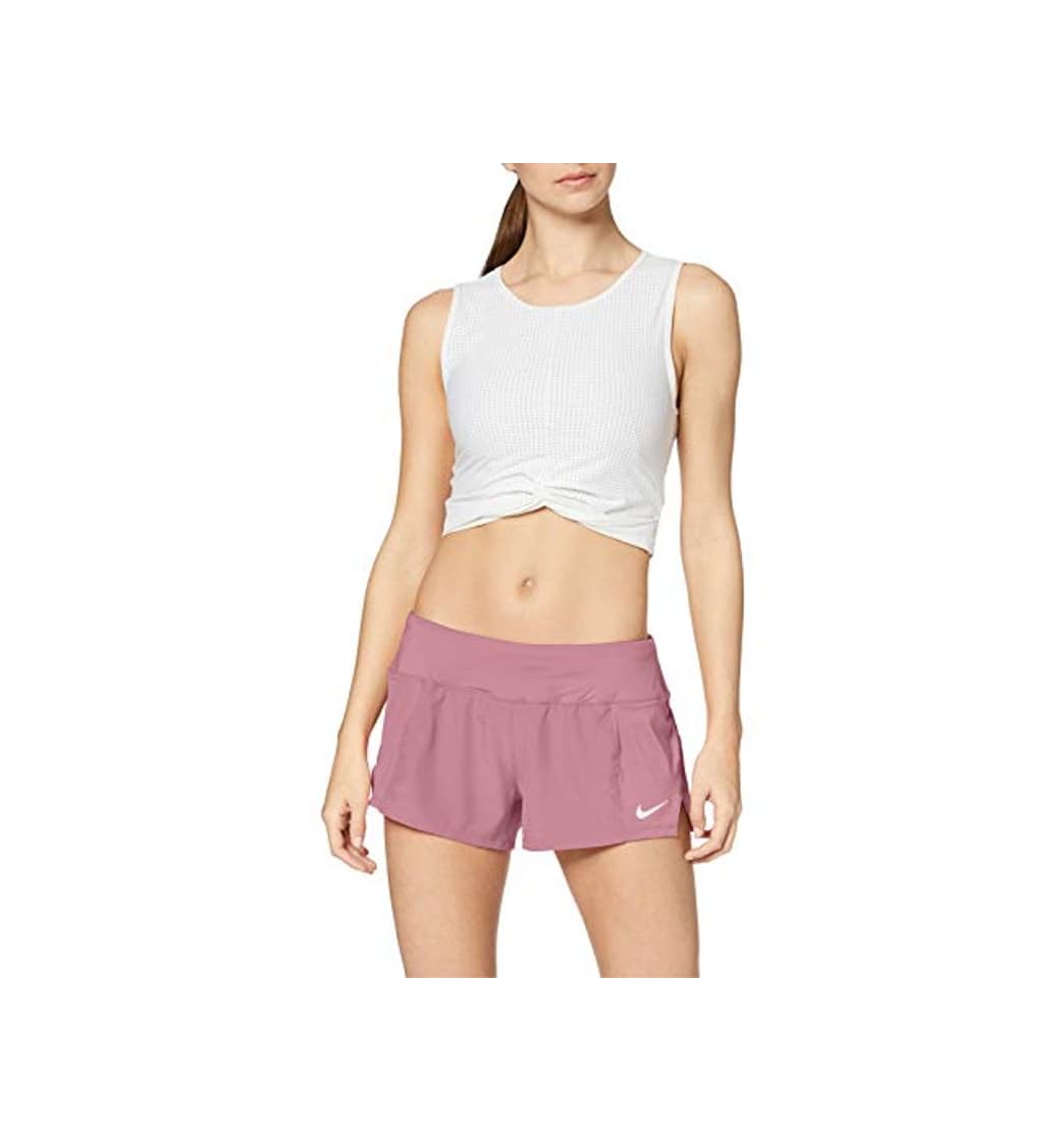 Moda NIKE W NK Crew Short 2 Pantalones Cortos de Deporte, Mujer, Plum