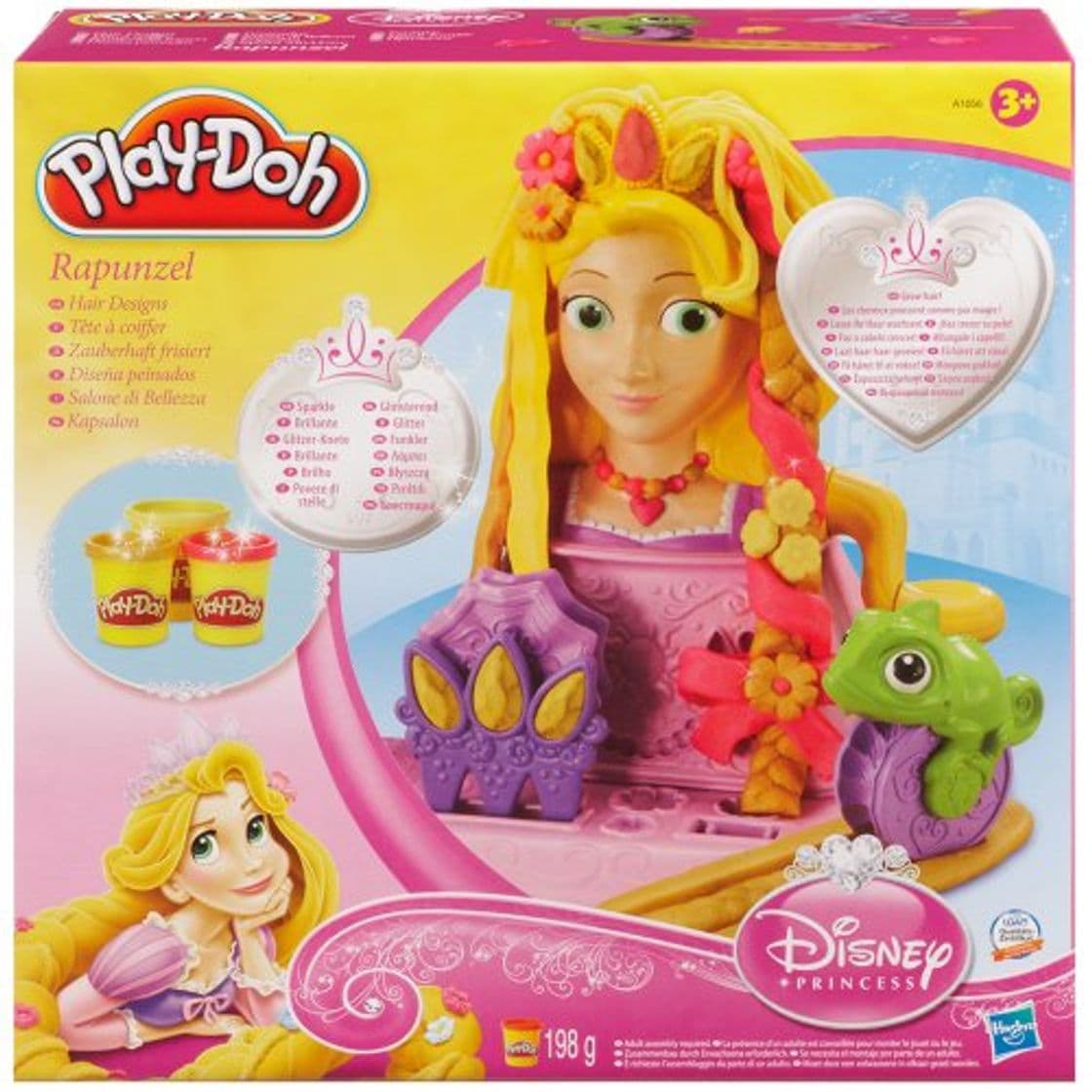 Producto Play-Doh - Princesa Rapunzel: diseños de cabellos