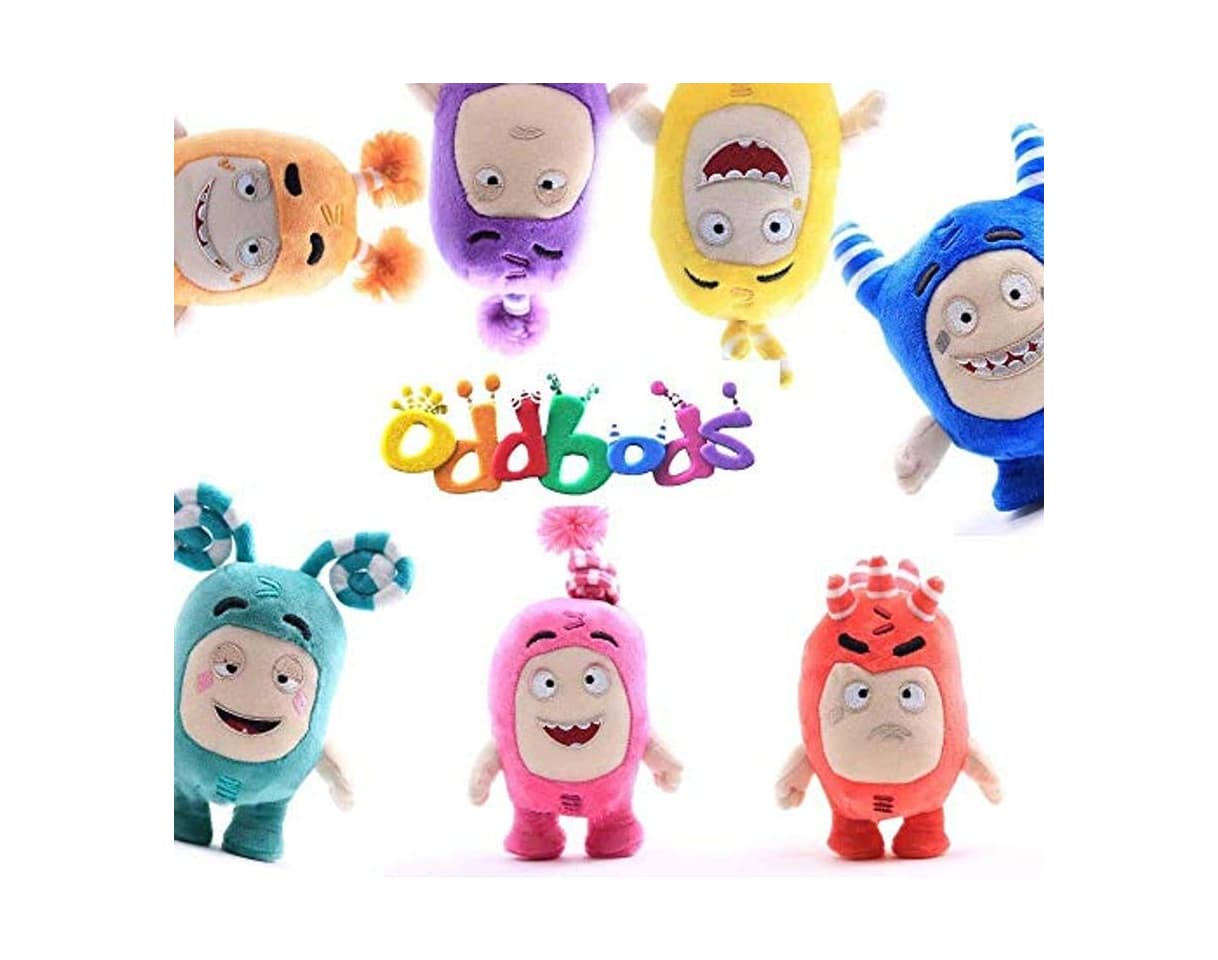 Producto Detazhi 18cm Oddbods Newt Buuble Pogo Zee Jeff Fusible Slick muñecos de Peluche Rellenos de Juguetes for los niños