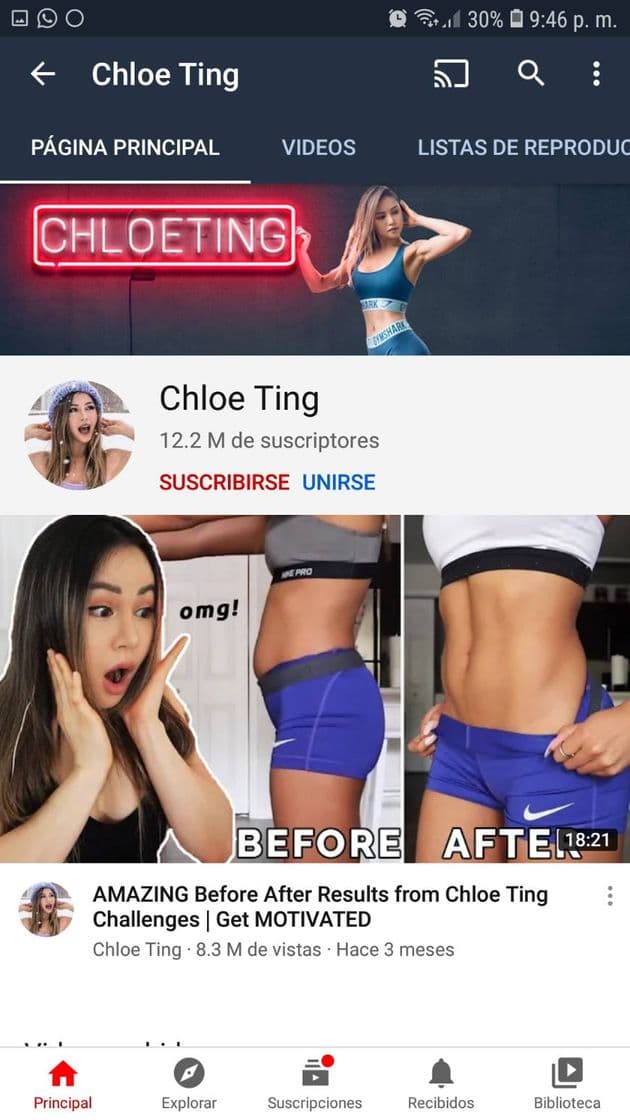 Fashion Canal de YouTube Chloe Ting