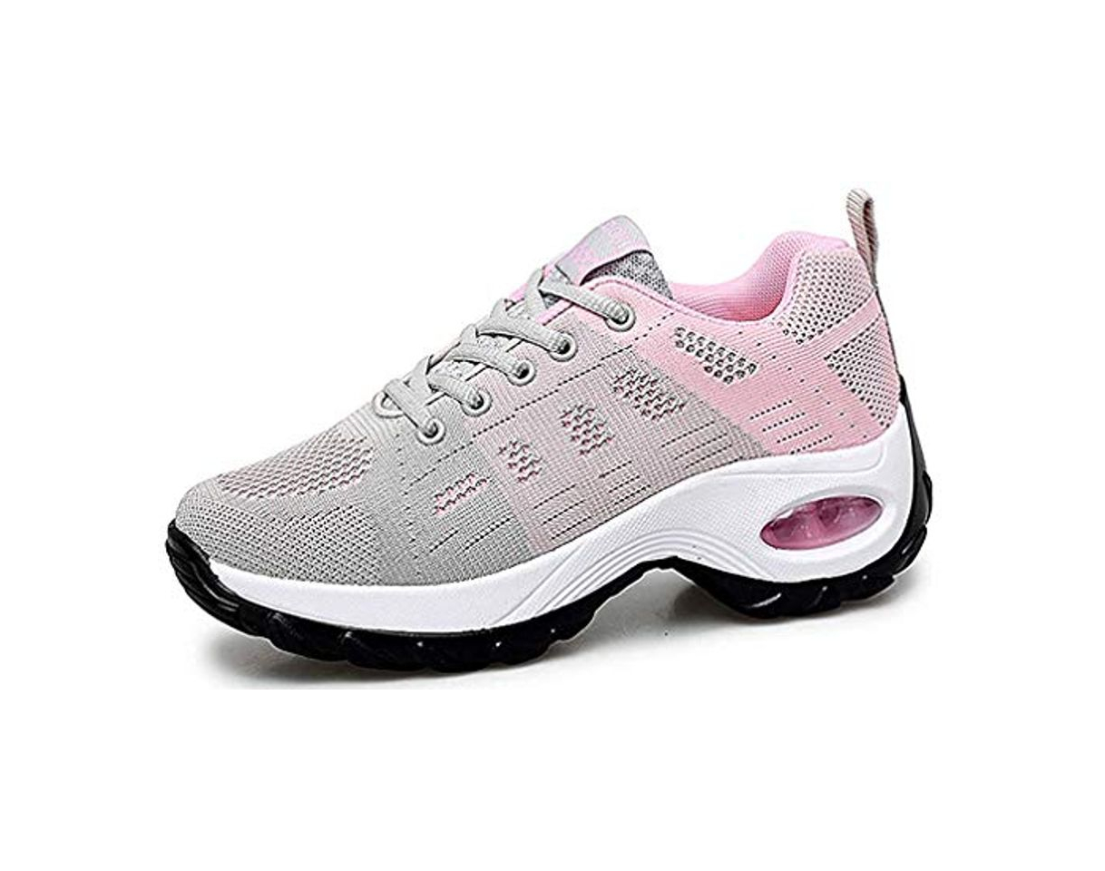 Fashion 2019 Zapatos cuña Mujer Zapatillas de Deportivas Plataforma Mocasines Primavera Verano Planas