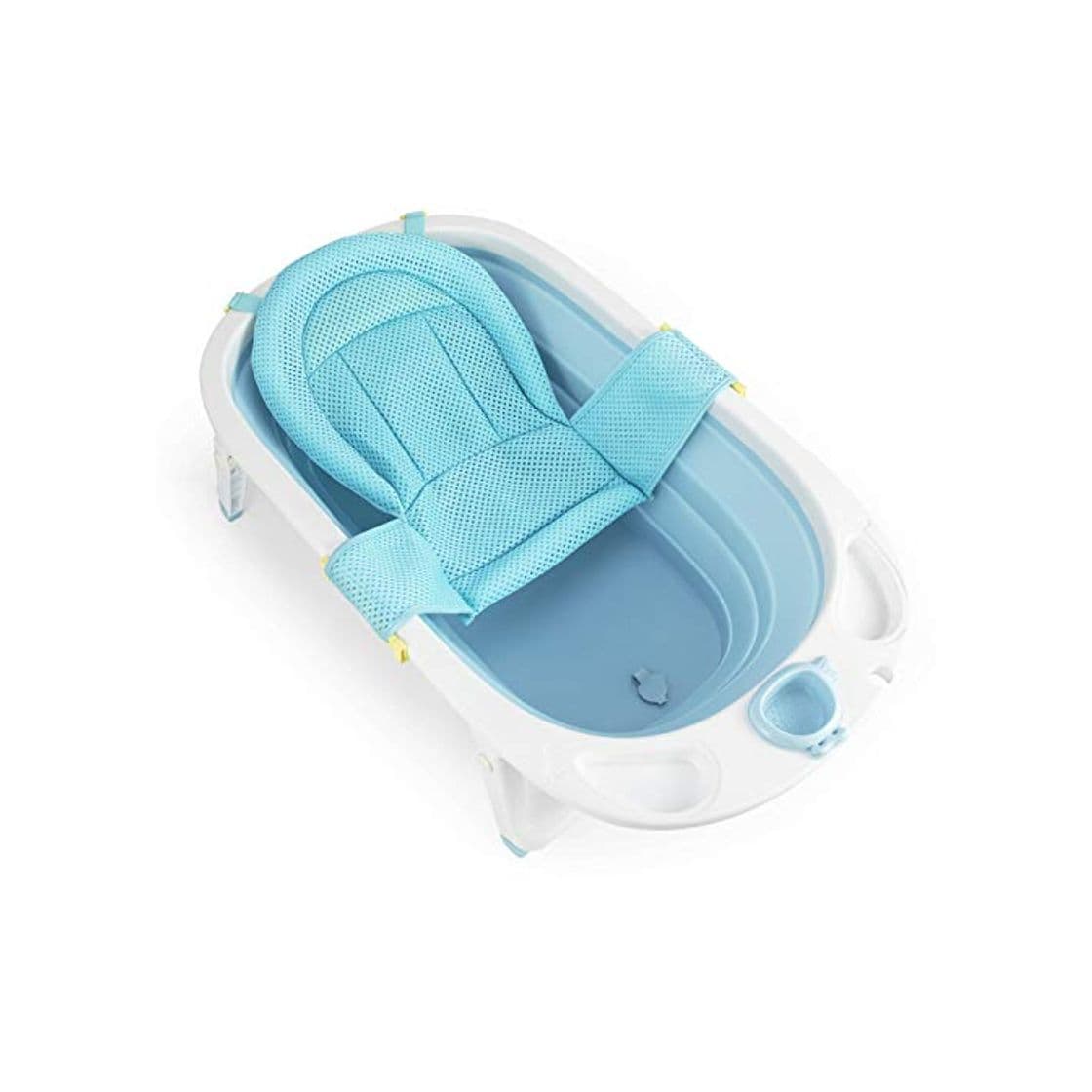 Product Fascol Bañera Plegable para Bebés 0-36 Meses, Baño Bebe con Red de