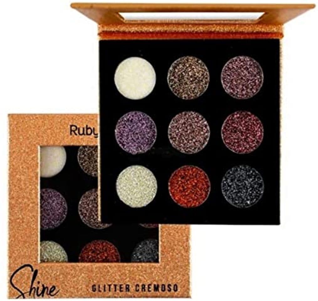 Fashion Paleta De Sombra Ouro Shine Glitter Light 