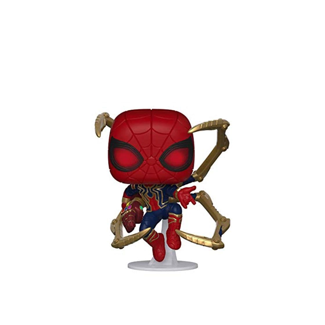 Juego Funko- Pop Marvel: Endgame-Iron Spider w/NanoGauntlet Colctib Toy, Multicolor, Talla Única