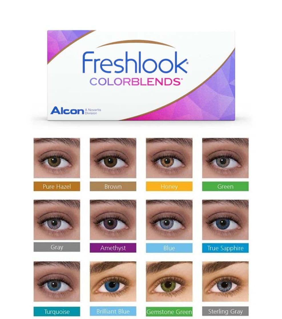 Moda Freshlook colorblends. Lentes de contacto cosméticos.