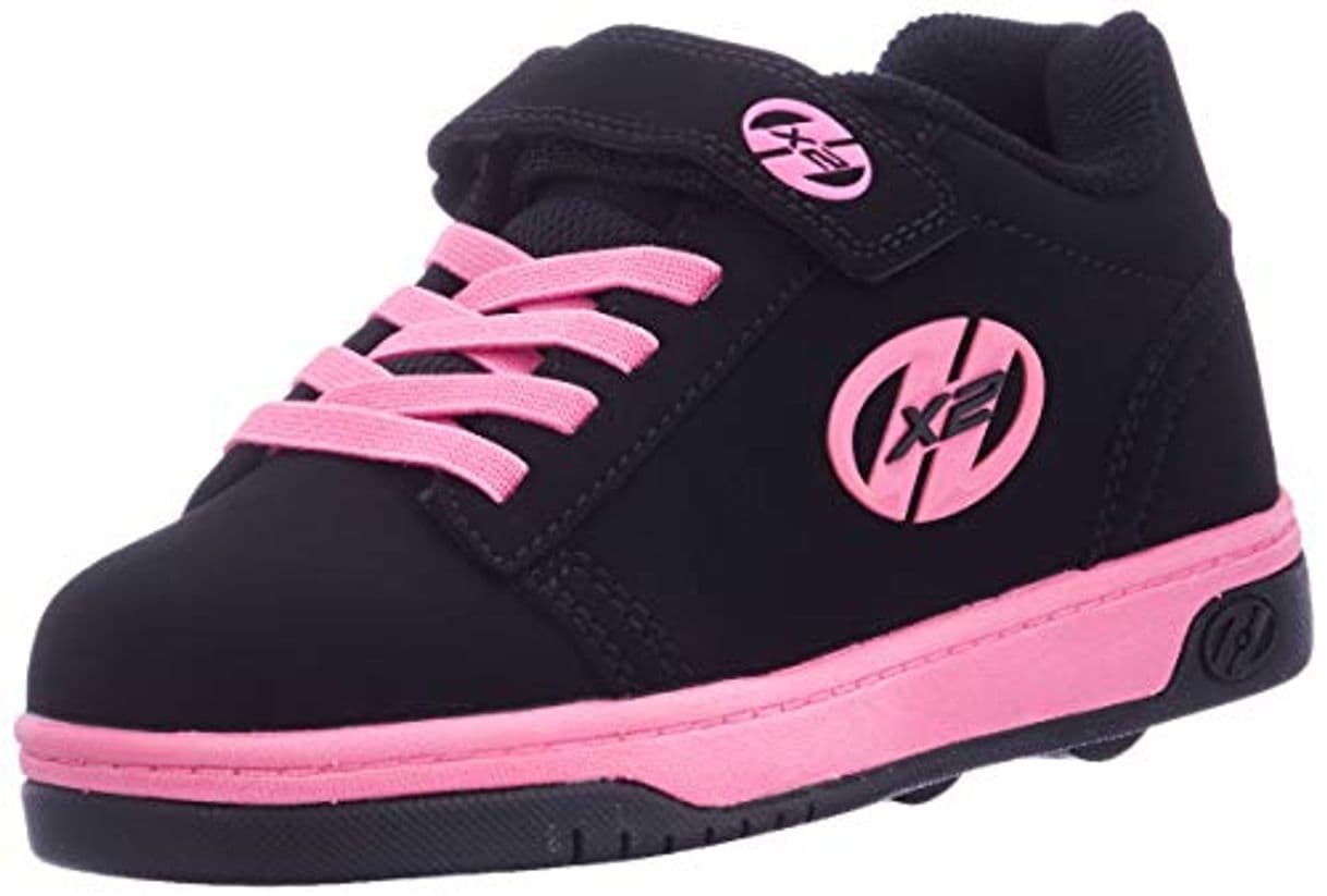 Fashion Heelys X2 Dual Up, Zapatillas para niñas, Negro