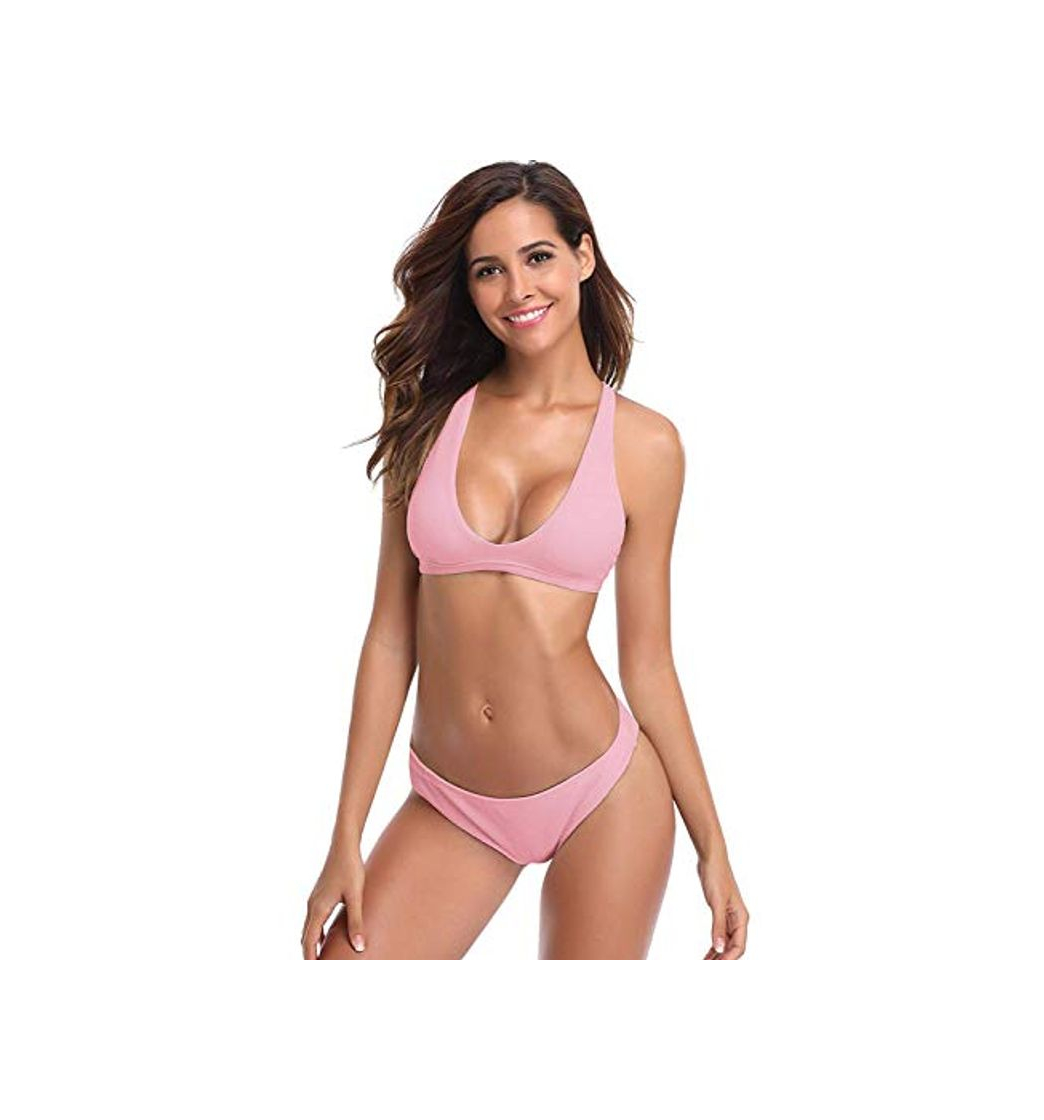 Moda Kelly Kings Shekin' traje de baño para mujer de dos piezas BrasiliaBottoPaddeToPlungBikinSeSwimwear AnShekinHigCuBottoRosToSuitCheekBraziliaReSwiPlungTopWomen'BottomWomeSwim