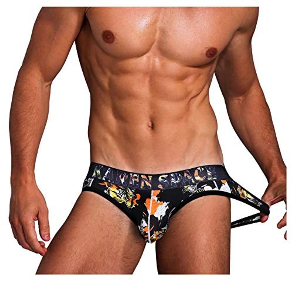 Fashion Arjen Kroos Jockstrap Suspensorio Sexy Tanga para Hombre Slips Ropa Interior Impreso Thong lencería Deporte