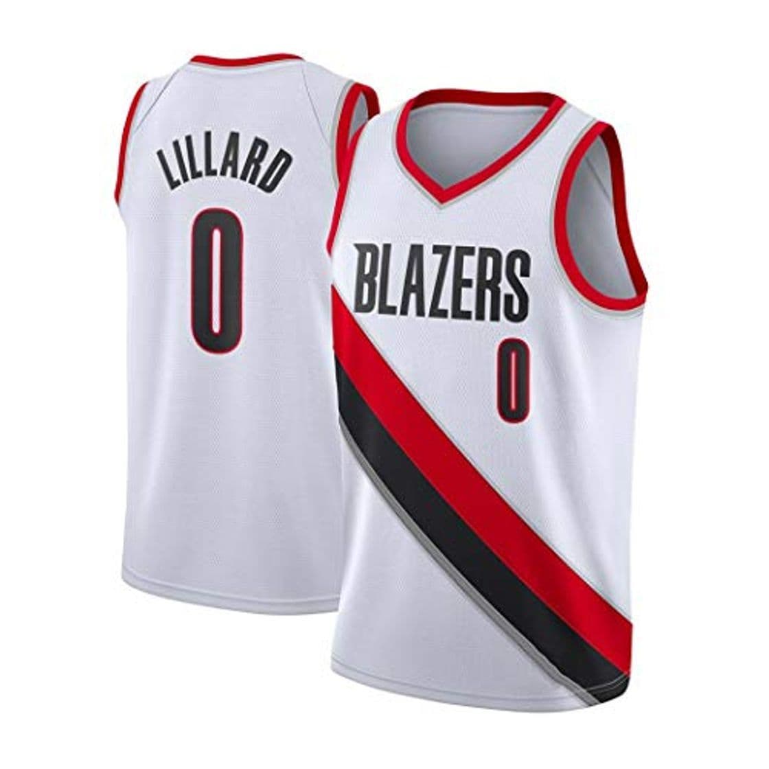 Lugar Damian Lillard 0# Baloncesto New Jersey Uniforme Hombres estación, Portland Trail Blazers