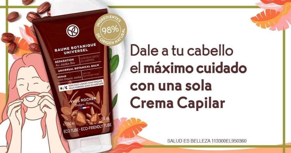 Fashion Crema Capilar Reparadora Yves Rocher 