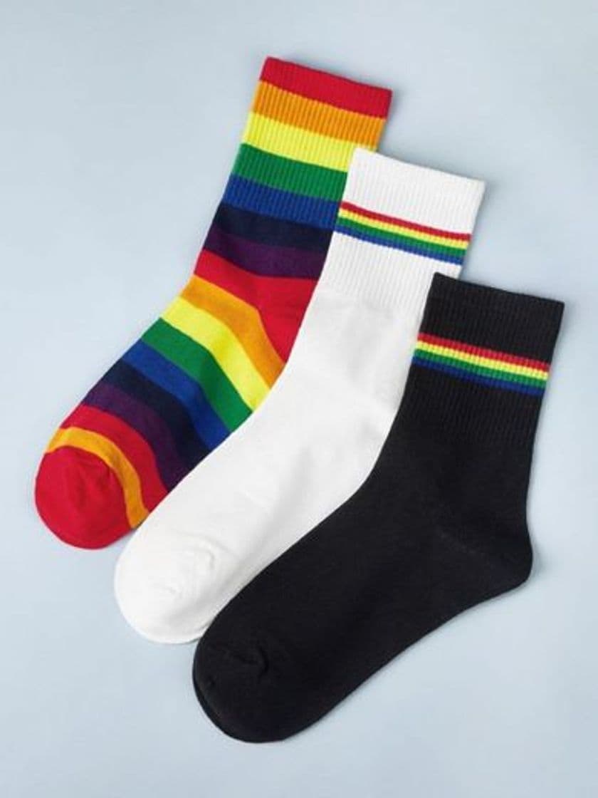 Fashion Calcetines Arcoiris 