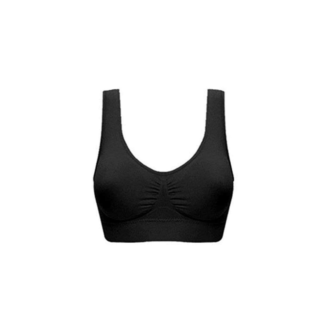 Moda fish Sujetador Deportivo para Mujer Sin tapete Athletic Fitness Yoga Vest Algodón