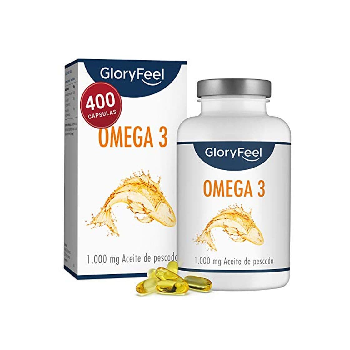 Producto GloryFeel® Omega 3 Aceite de Pescado 1000 mg