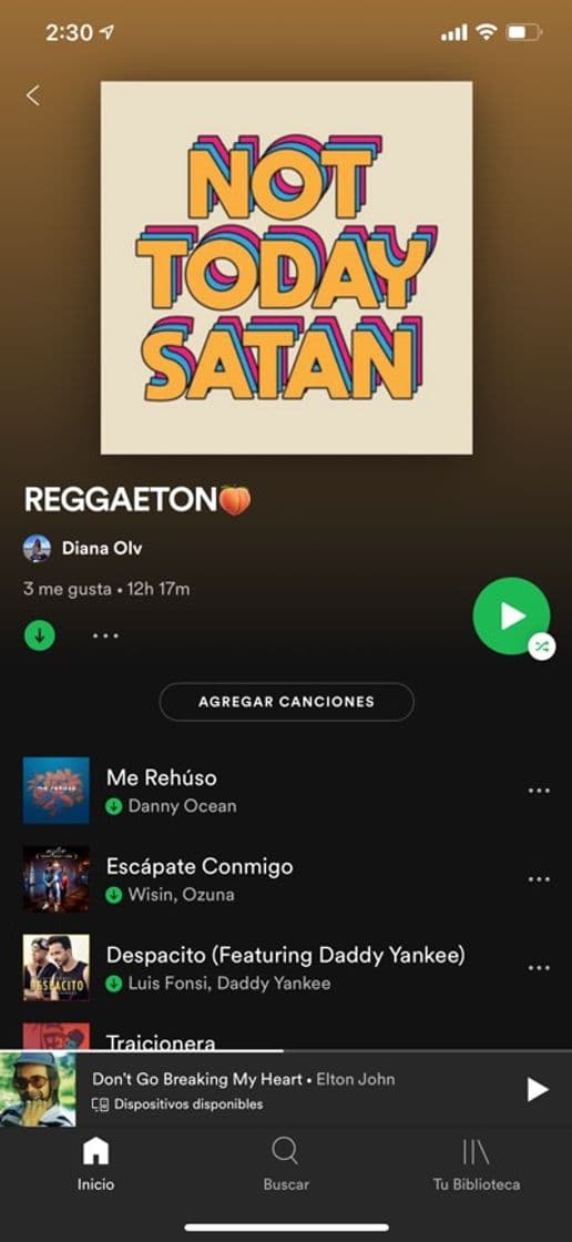 Music Playlist reggeton