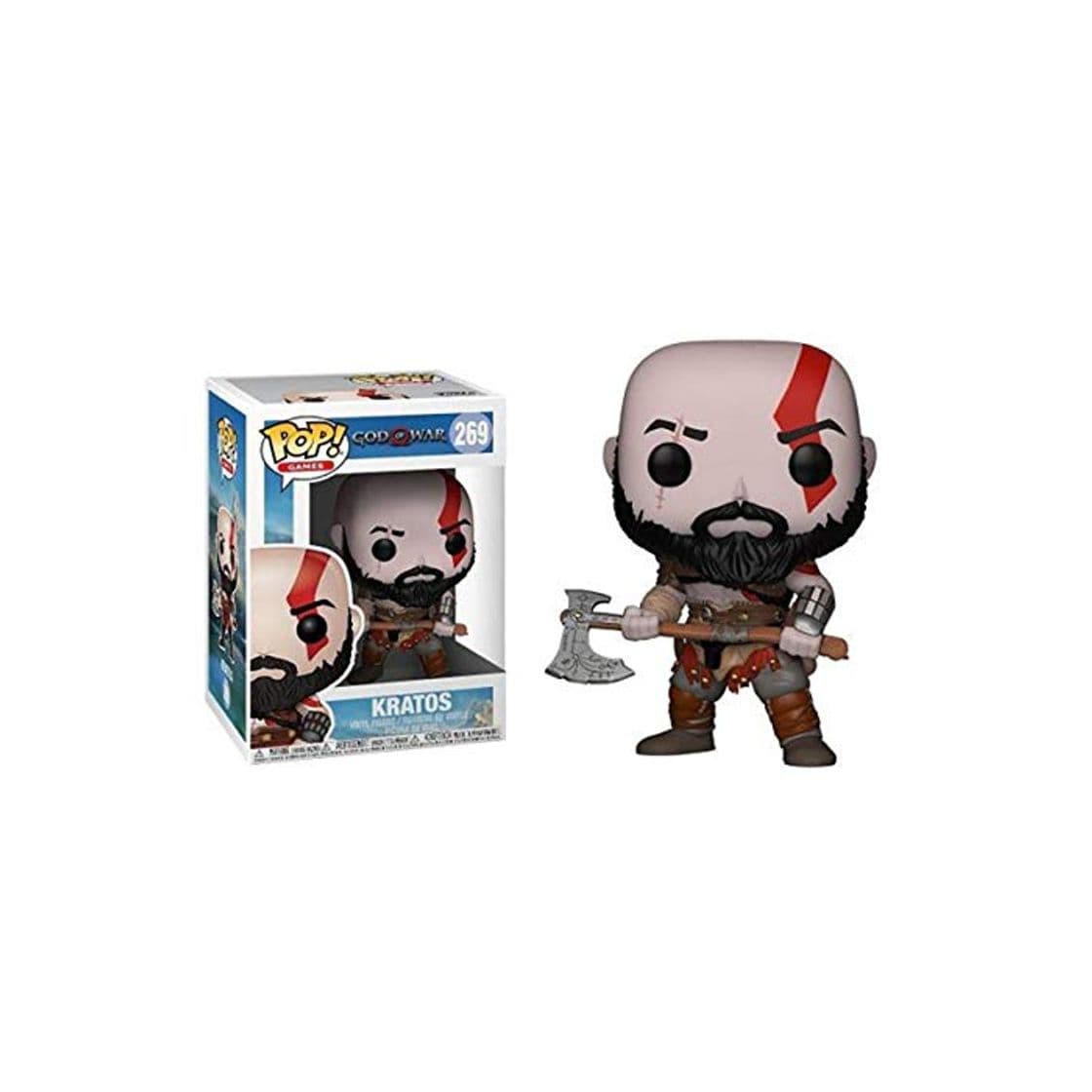 Product Bobblehead POP dios de la guerra Kratos 4-269# decoración del coche