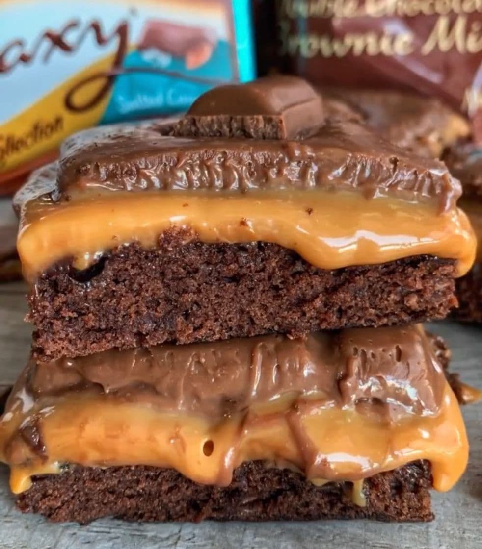 Restaurants CARAMEL POKE BROWNIE 