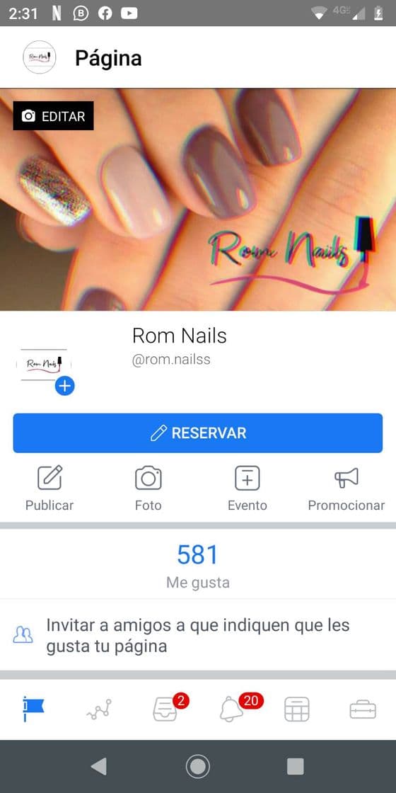 Fashion Rom Nails facebook.