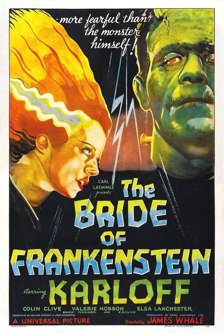 Película The Bride of Frankenstein