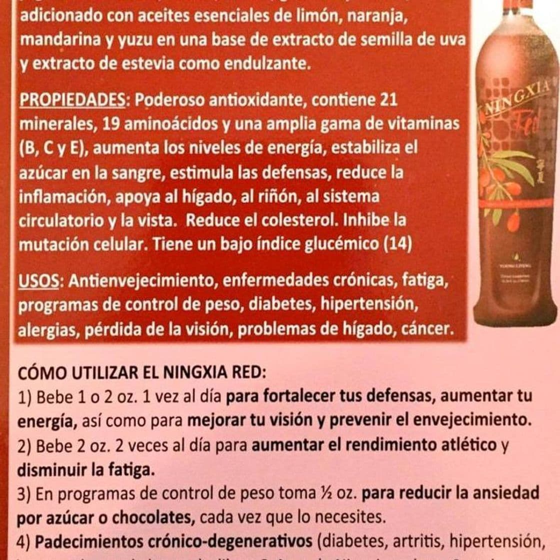 Product Ningxia red 