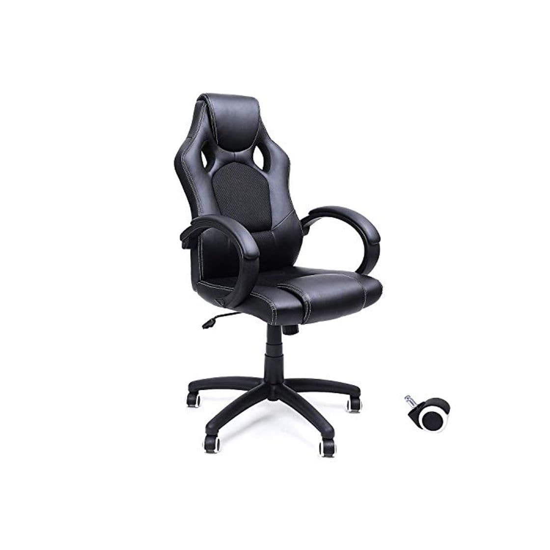 Product SONGMICS Racing Silla de escritorio de oficina ergonómica regulable con ruedas