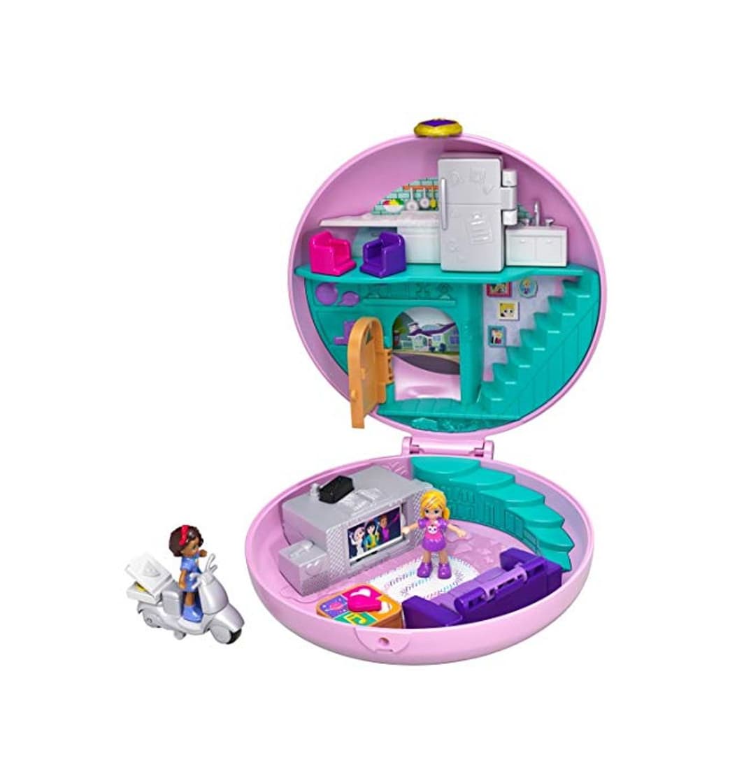 Product Polly Pocket Cofre Donut Sorpresa, Muñeca con Accesorios