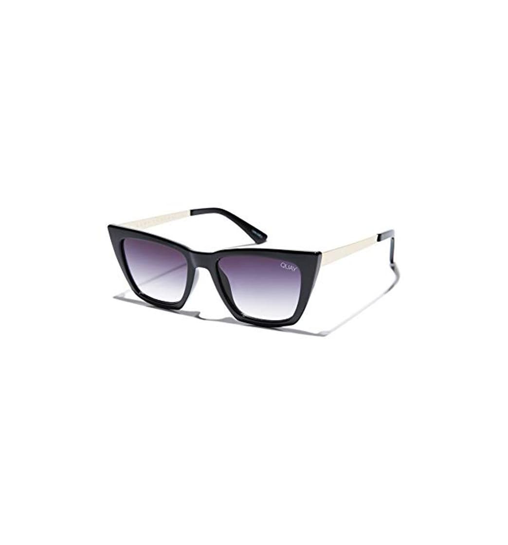 Moda Quay Don't @ Me - Gafas de sol para mujer, Negro