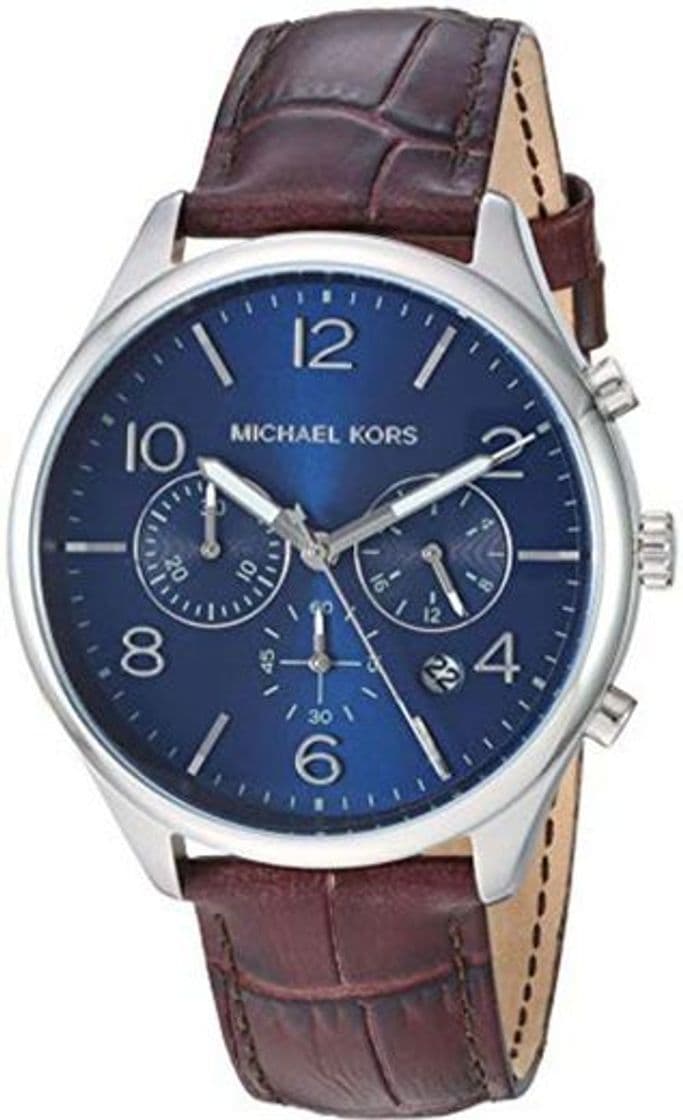 Product Michael Kors Reloj Cronógrafo para Hombre de Cuarzo con Correa en Cuero MK8636