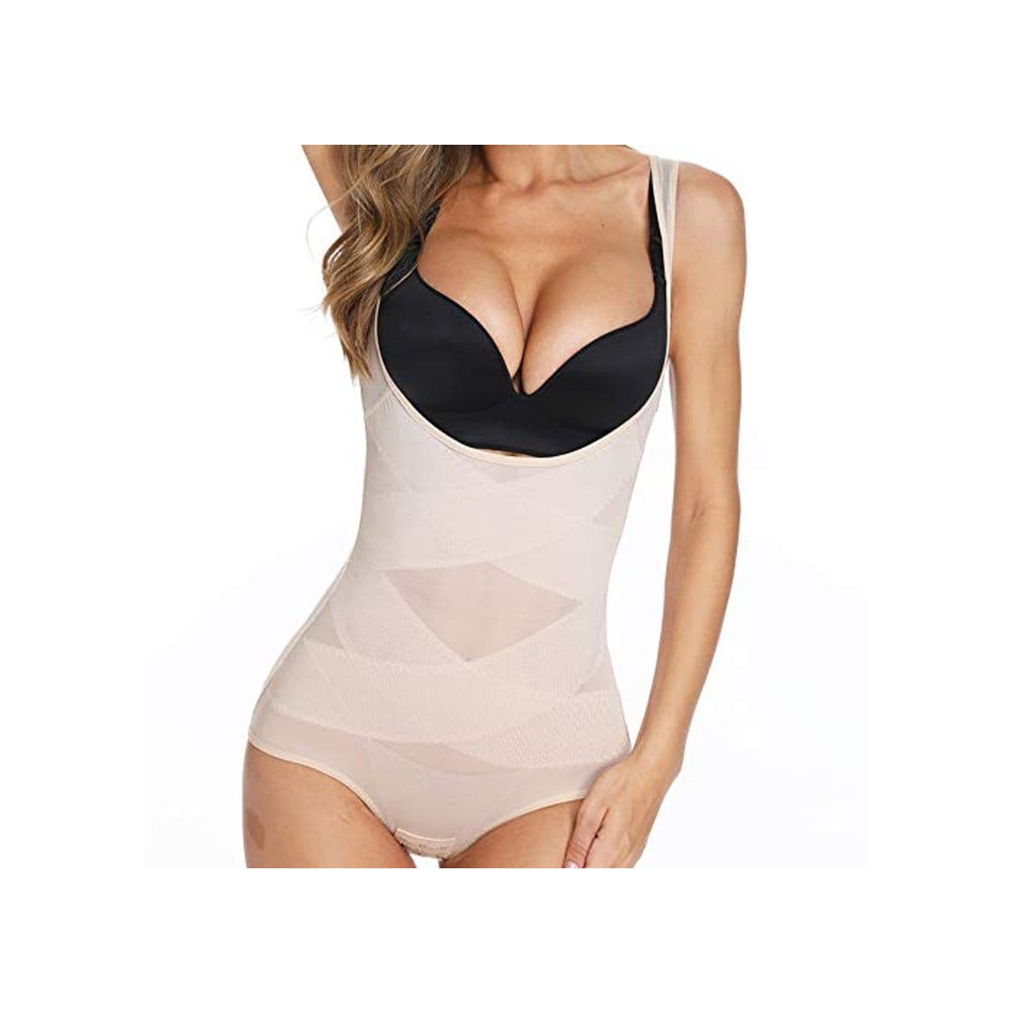 Moda MISS MOLY Mujer Adelgazar Lencería Respirable Shapewear Cómodo Moldeadora Slimming Faja Reductora Abdomen Cintura Adelgazante sin Costuras Ligero Bodysuit Body Shaper Corsé