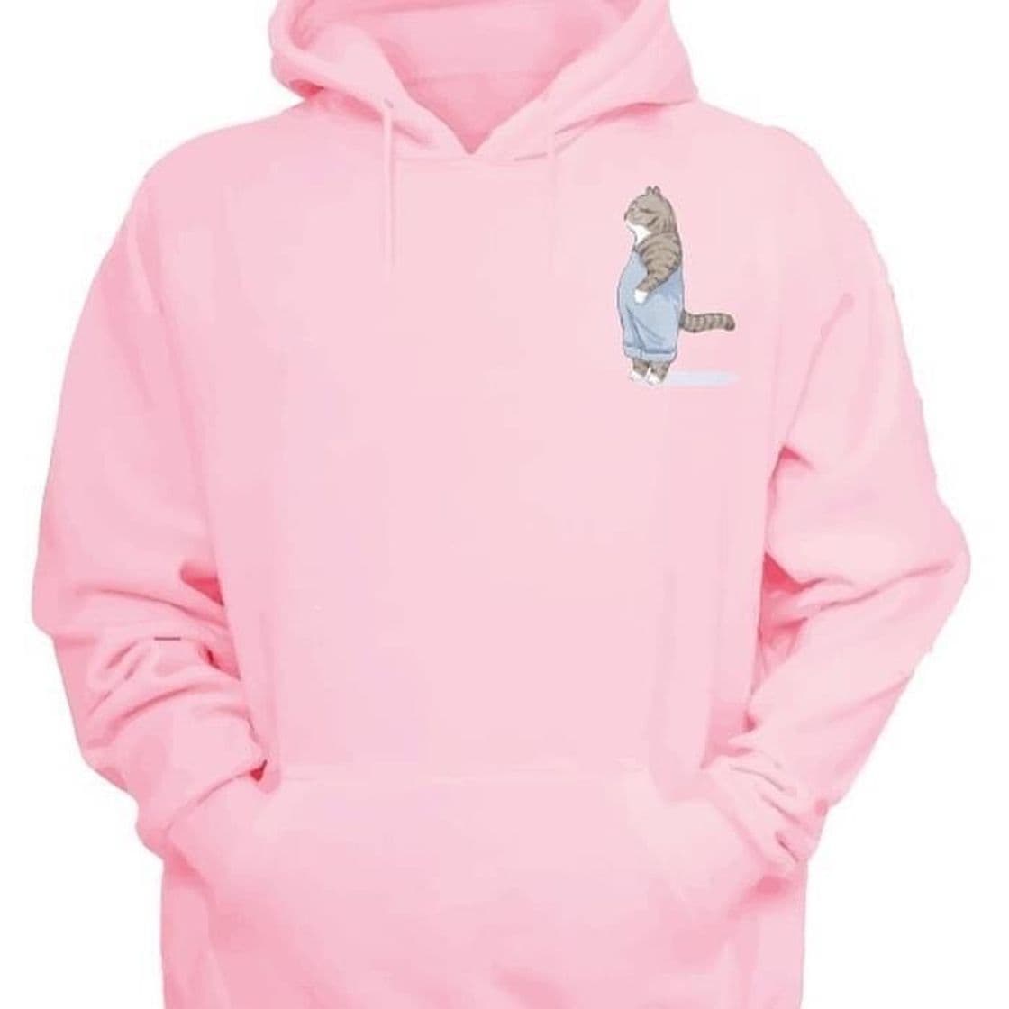 Moda Sudadera de gatito HBH rosa