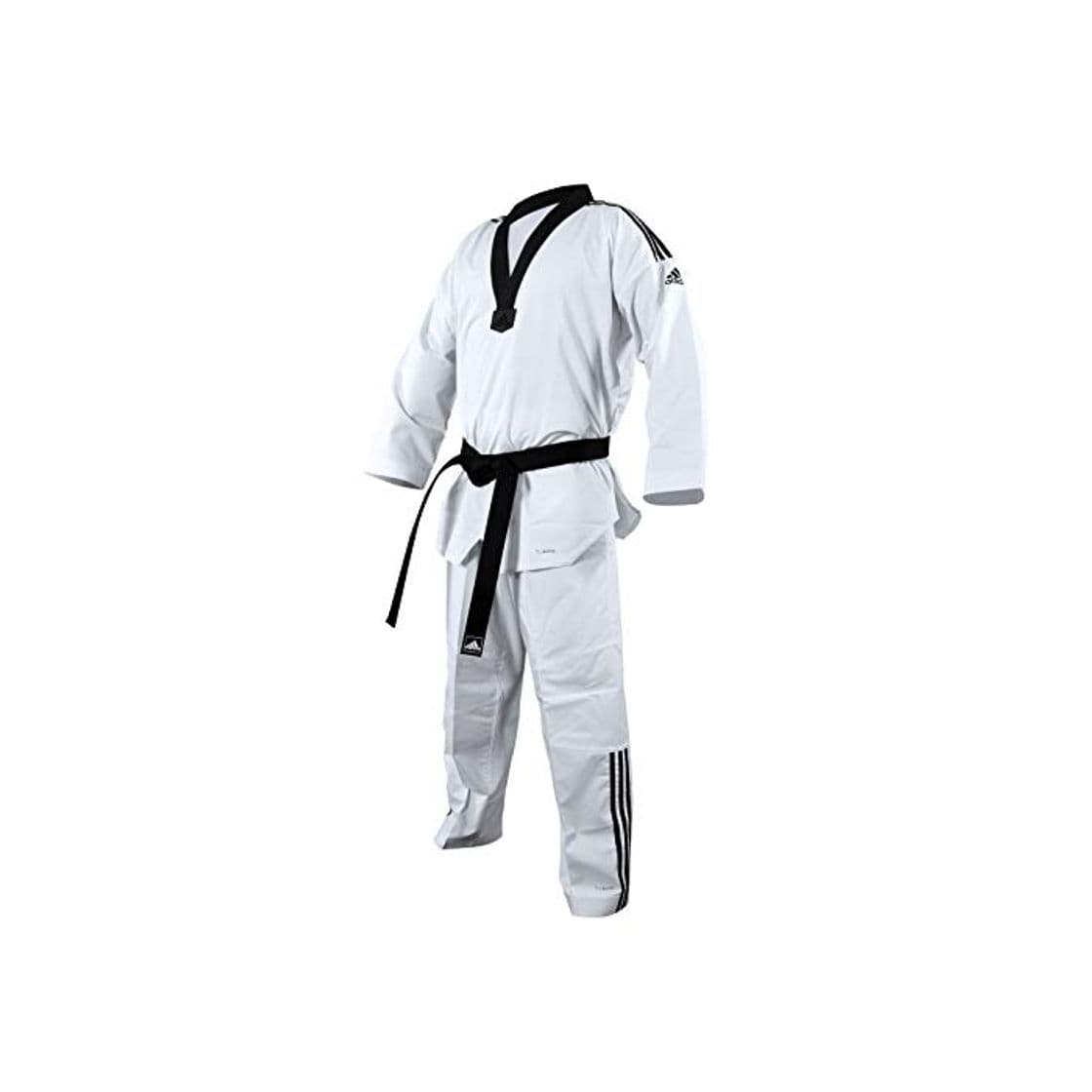 Product adidas - Dobok taekwondo ADI-FIGHTER 3 bandas collo negro T